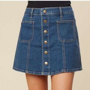 Altar'd State denim skirt large